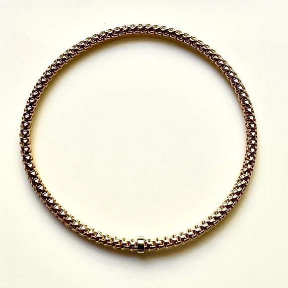 Phillip Gavriel 14K Yellow Gold 3mm Stretch Prosecco Bracelet – Made in Italy - Picture 7 of 9